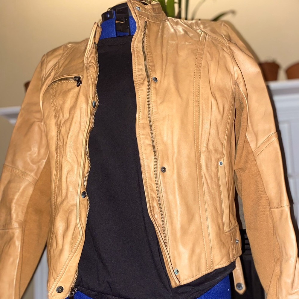 Leather jacket